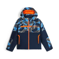 Insulated*Spyder Boys Challenger - Camouflage Aether Blue CAMOUFLAGEAETHERBLUE