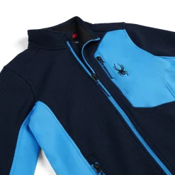 Fleece*Spyder Boys Full Zip Bandit - True Navy TRUENAVY