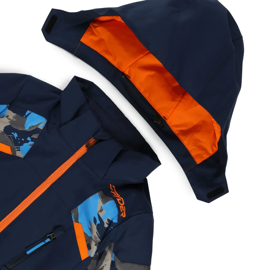 Insulated*Spyder Boys Leader - Camouflage Aether Blue CAMOUFLAGEAETHERBLUE