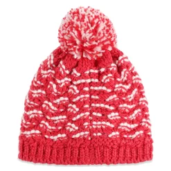 Hats*Spyder Girls Brrr Berry Pom - Prism Pink PRISMPINK