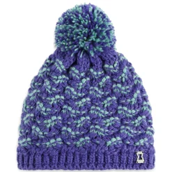 Hats*Spyder Girls Brrr Berry Pom - Purple Flash PURPLEFLASH