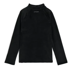 Fleece*Spyder Girls Shimmer Bug Half Zip - BLACK