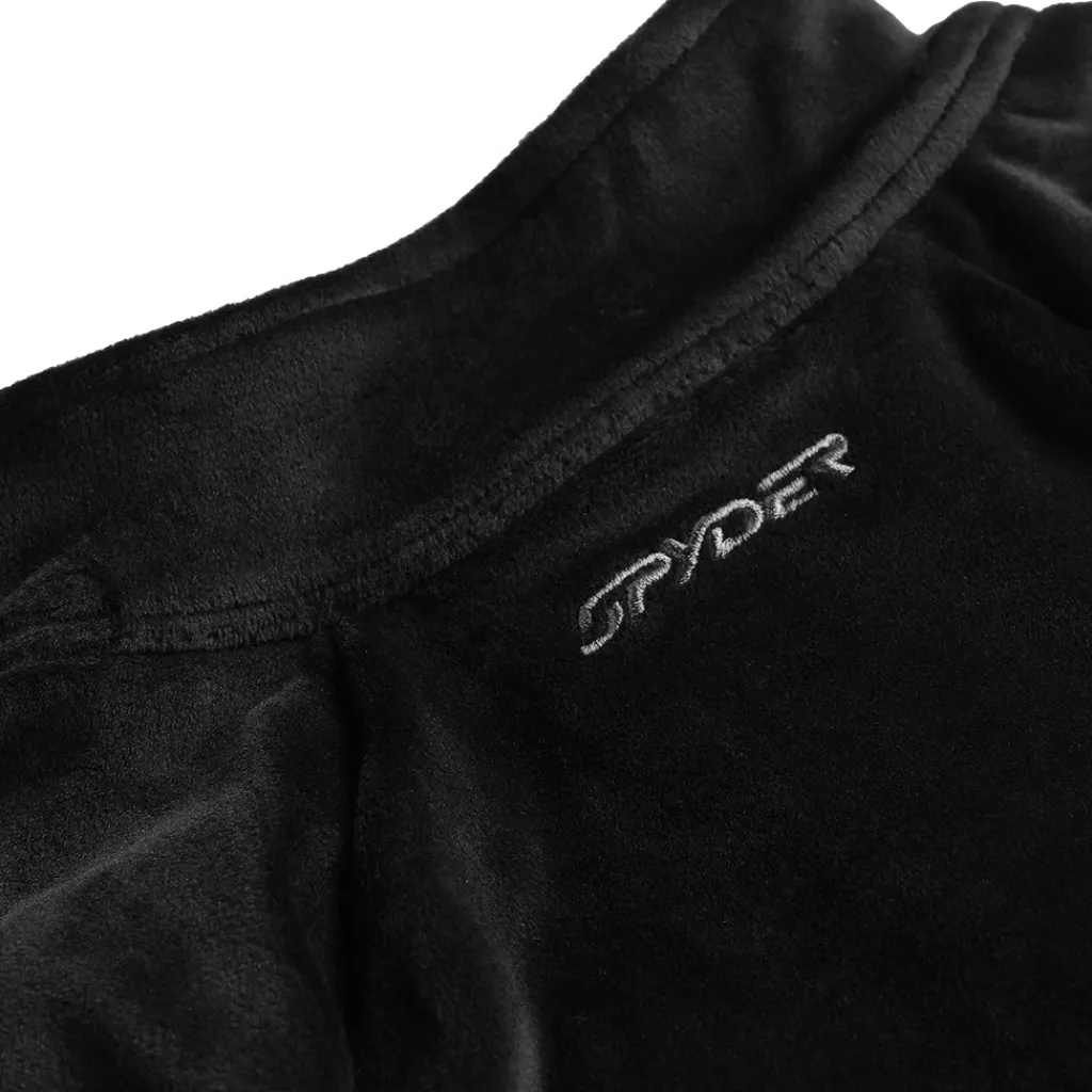 Fleece*Spyder Girls Shimmer Bug Half Zip - BLACK