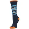 Socks*Spyder Kids Sweep - Camouflage Aether Blue CAMOUFLAGEAETHERBLUE
