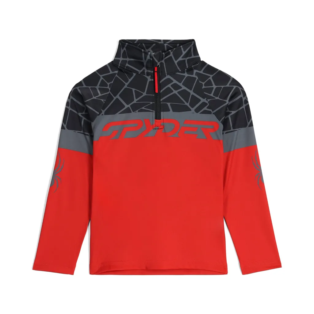 Layers*Spyder Little Boys Bug Half Zip - Red SPYDERRED