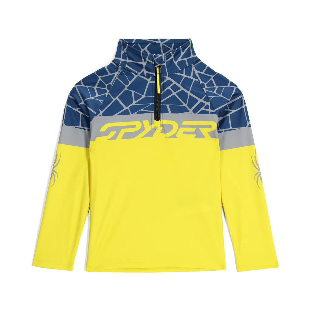 Layers*Spyder Little Boys Bug Half Zip - Acid Yellow ACIDYELLOW