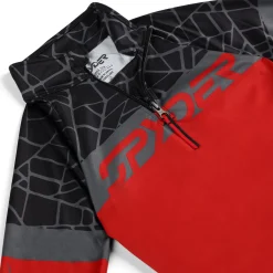 Layers*Spyder Little Boys Bug Half Zip - Red SPYDERRED