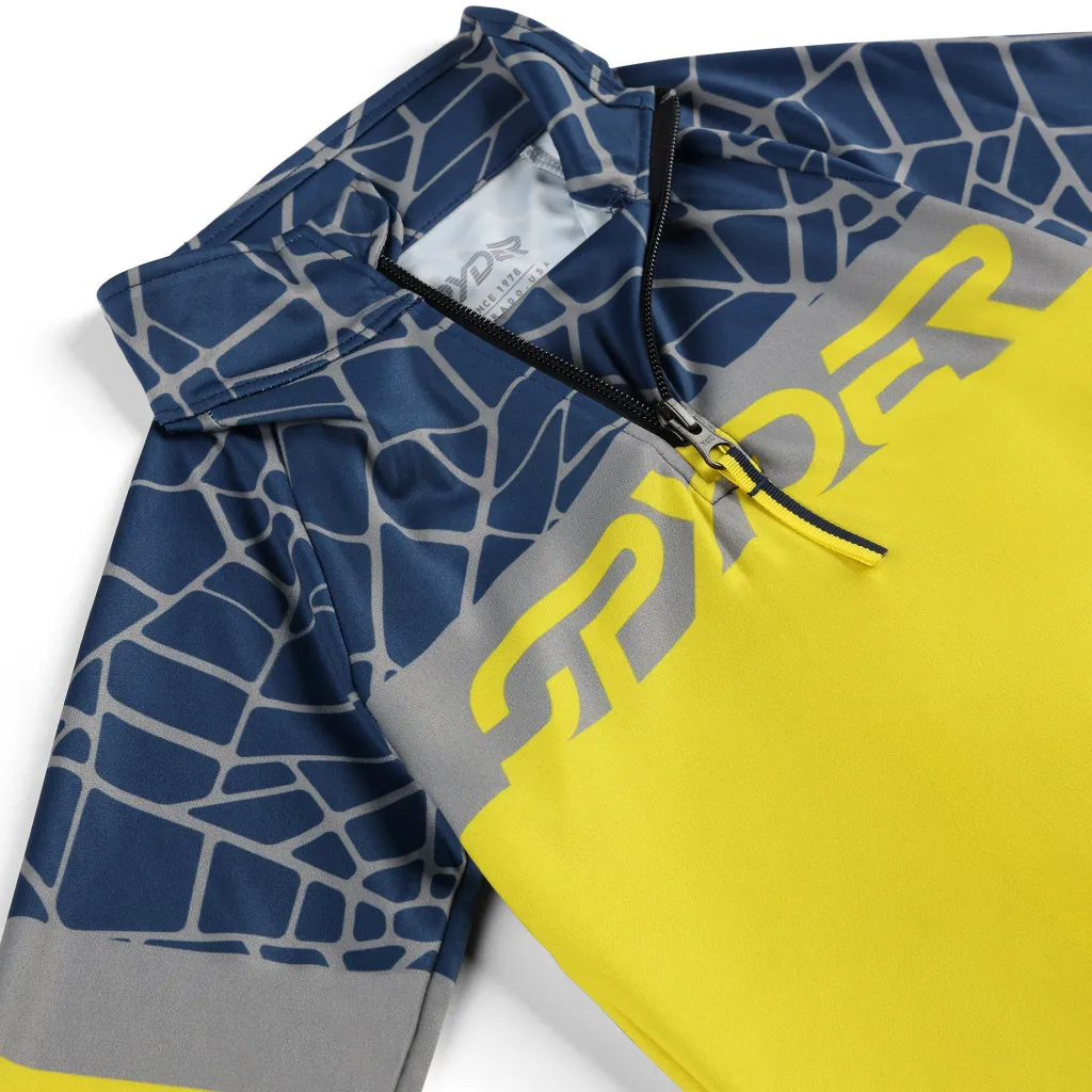 Layers*Spyder Little Boys Bug Half Zip - Acid Yellow ACIDYELLOW