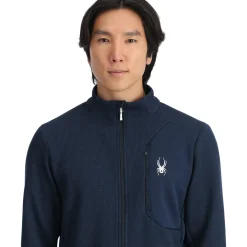 Midlayers | Fleece*Spyder Mens Bandit Full Zip - True Navy TRUENAVY