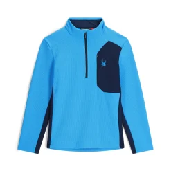 Midlayers | Fleece*Spyder Mens Bandit Half Zip - Aether Blue AETHERBLUE