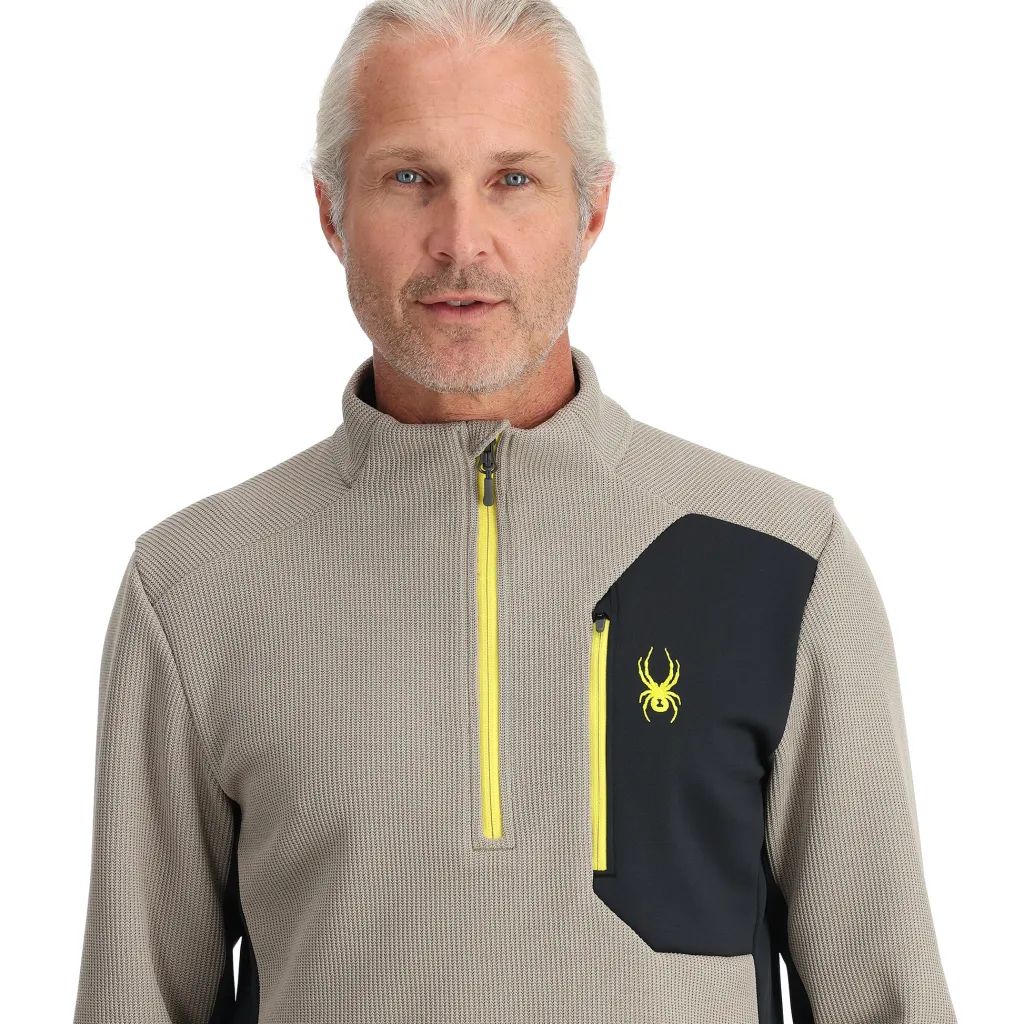 Midlayers | Fleece*Spyder Mens Bandit Half Zip - CONCRETE