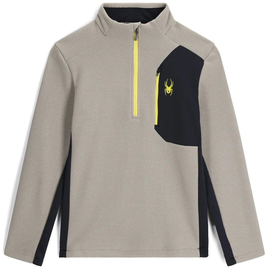 Midlayers | Fleece*Spyder Mens Bandit Half Zip - CONCRETE