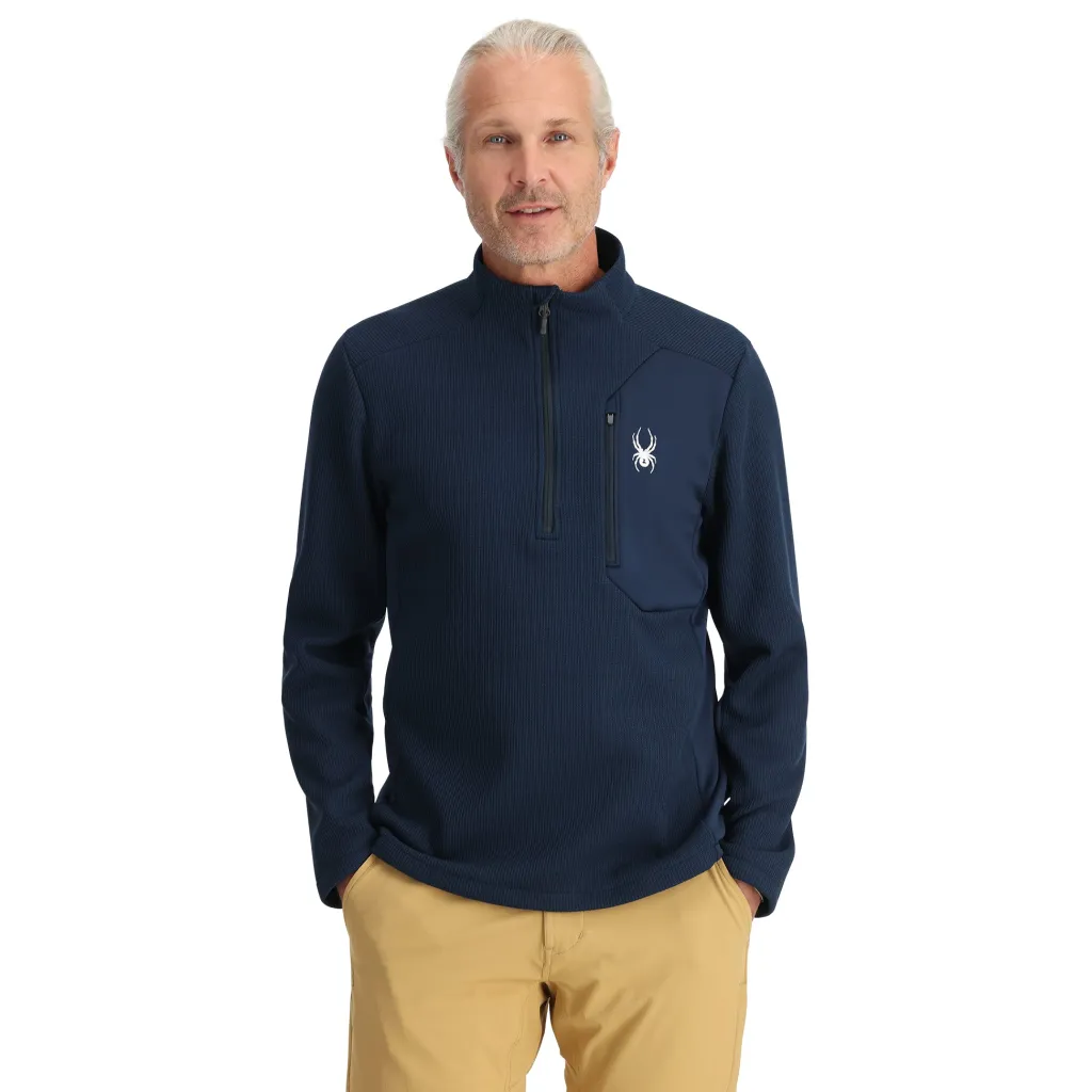 Midlayers | Fleece*Spyder Mens Bandit Half Zip - True Navy TRUENAVY