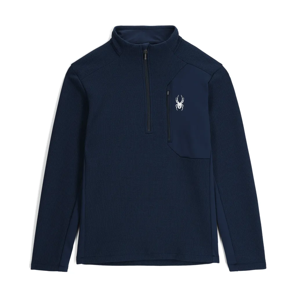 Midlayers | Fleece*Spyder Mens Bandit Half Zip - True Navy TRUENAVY