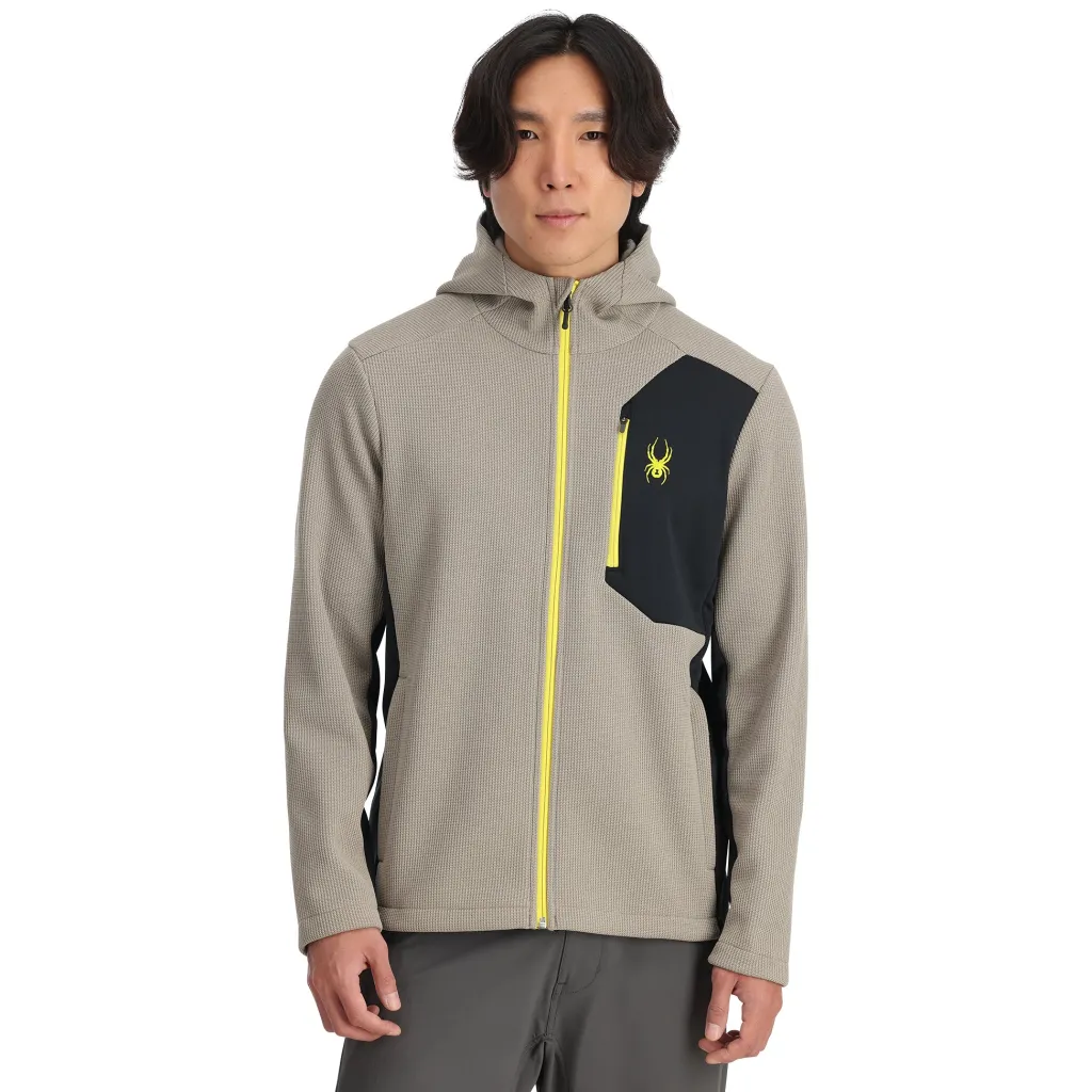 Midlayers | Fleece*Spyder Mens Bandit Hooded - CONCRETE