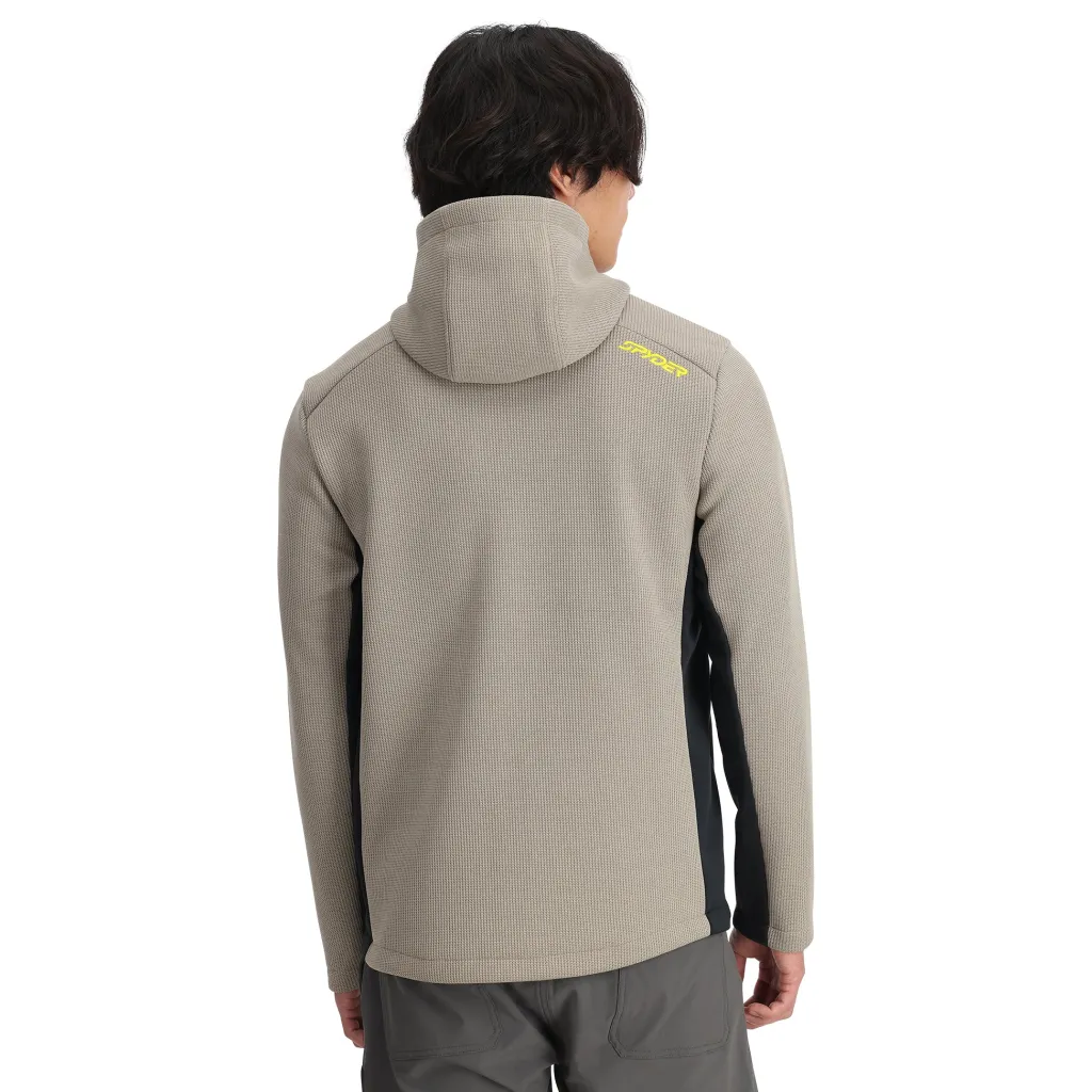Midlayers | Fleece*Spyder Mens Bandit Hooded - CONCRETE