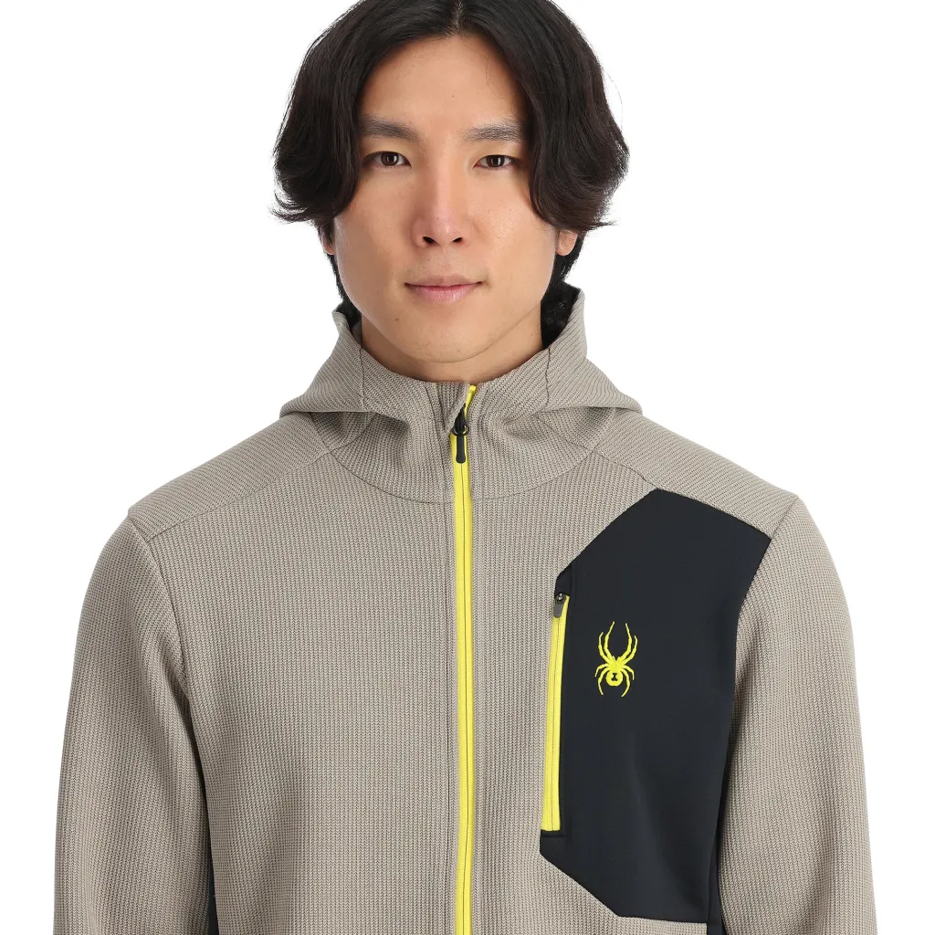 Midlayers | Fleece*Spyder Mens Bandit Hooded - CONCRETE