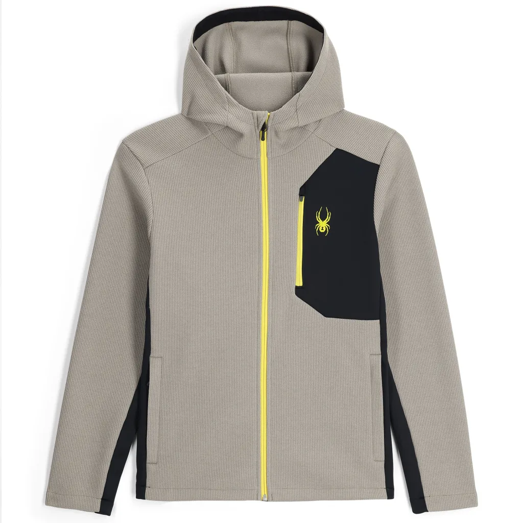 Midlayers | Fleece*Spyder Mens Bandit Hooded - CONCRETE