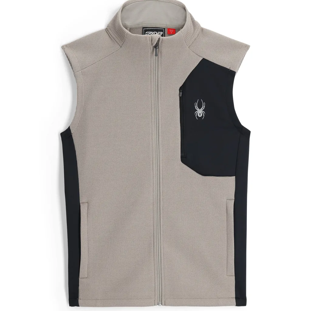 Midlayers | Fleece*Spyder Mens Bandit Vest - CONCRETE