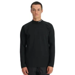 Midlayers | Resort*Spyder Mens Castle Mock Crew - BLACK