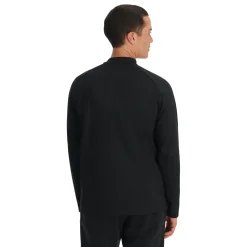 Midlayers | Resort*Spyder Mens Castle Mock Crew - BLACK