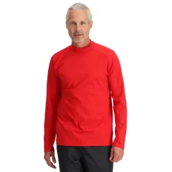 Midlayers | Resort*Spyder Mens Castle Mock Crew - Red SPYDERRED