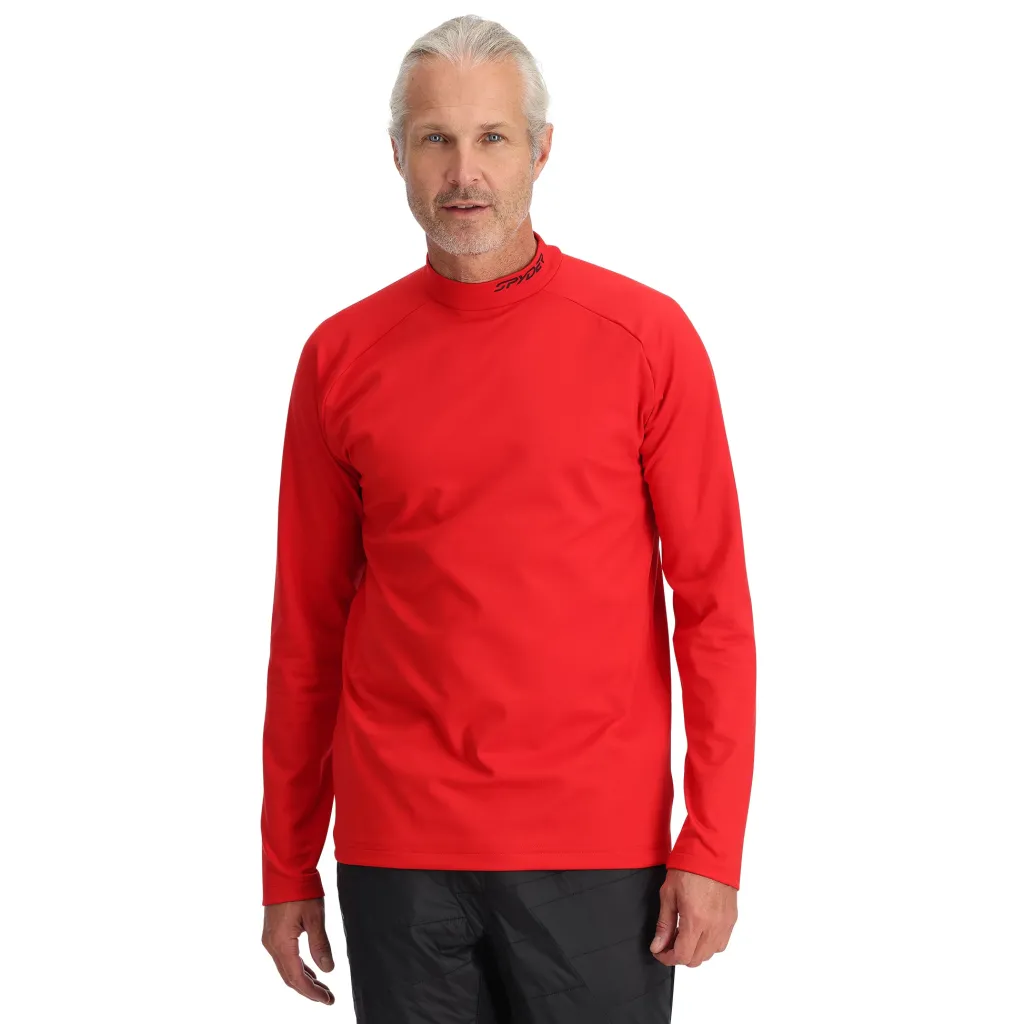 Midlayers | Resort*Spyder Mens Castle Mock Crew - Red SPYDERRED
