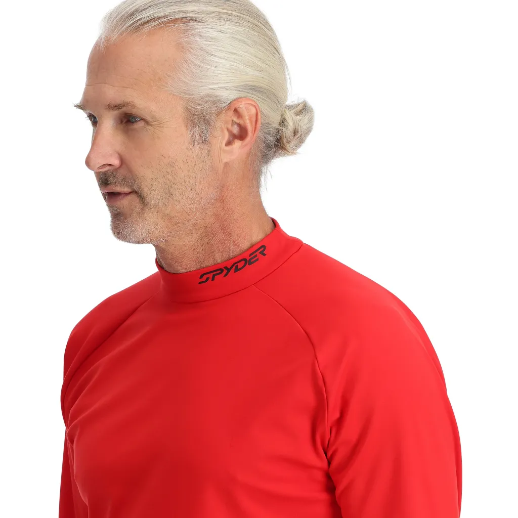 Midlayers | Resort*Spyder Mens Castle Mock Crew - Red SPYDERRED