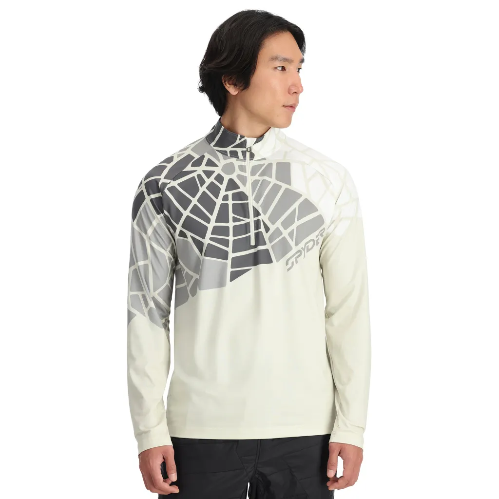 Midlayers | Resort*Spyder Mens Legacy Half Zip - Vanilla Latte VANILLALATTE