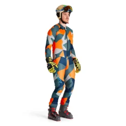 Bibs | Race*Spyder Mens Performance Gs - Orange Shock ORANGESHOCK