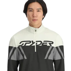 Midlayers*Spyder Mens Podium Half Zip - BLACK