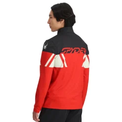 Midlayers*Spyder Mens Podium Half Zip - Red SPYDERRED