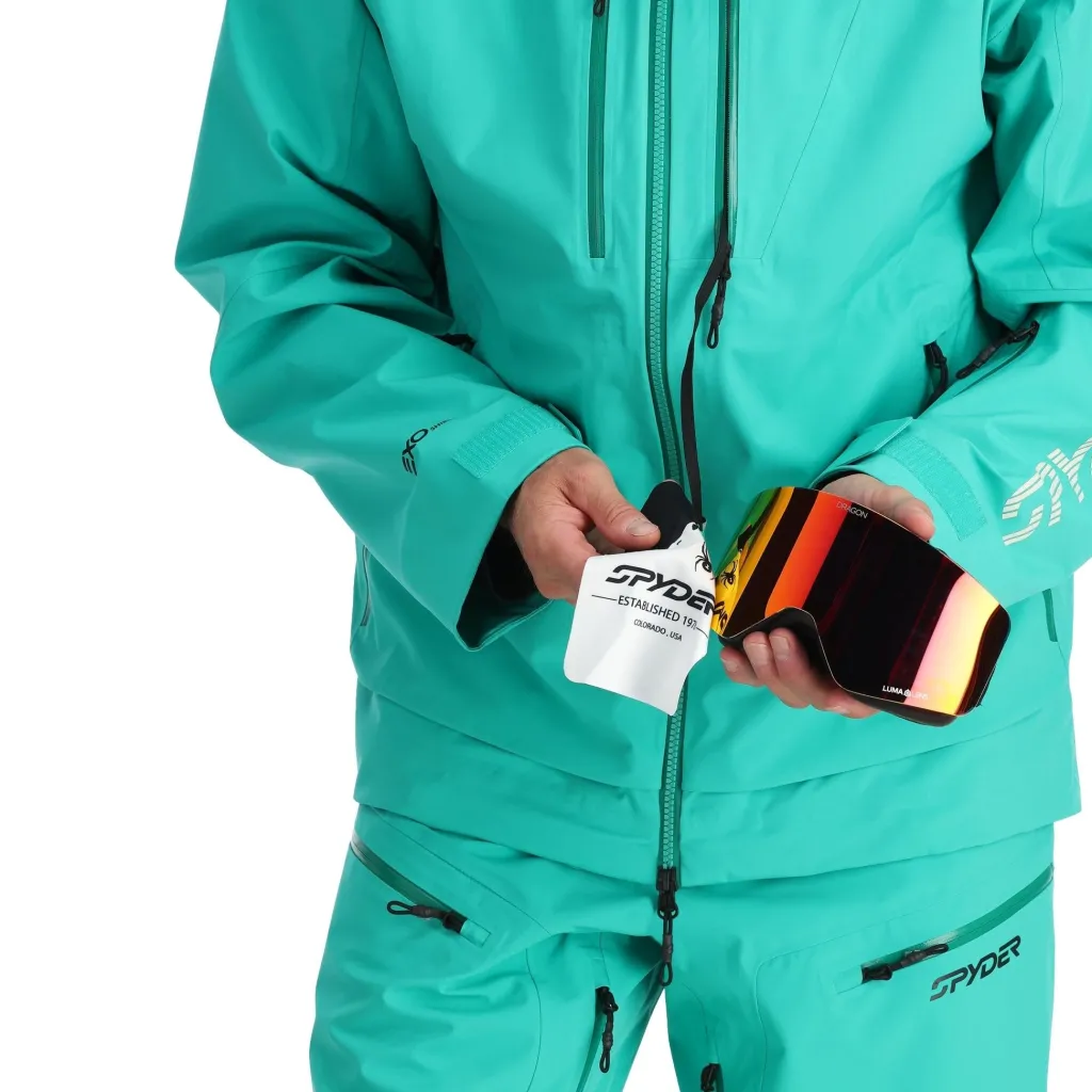 Shell | Backcountry*Spyder Mens Sanction - Teal Green TEALGREEN