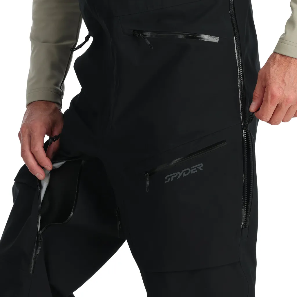 Bibs | Shell*Spyder Mens Sanction Bib - BLACK