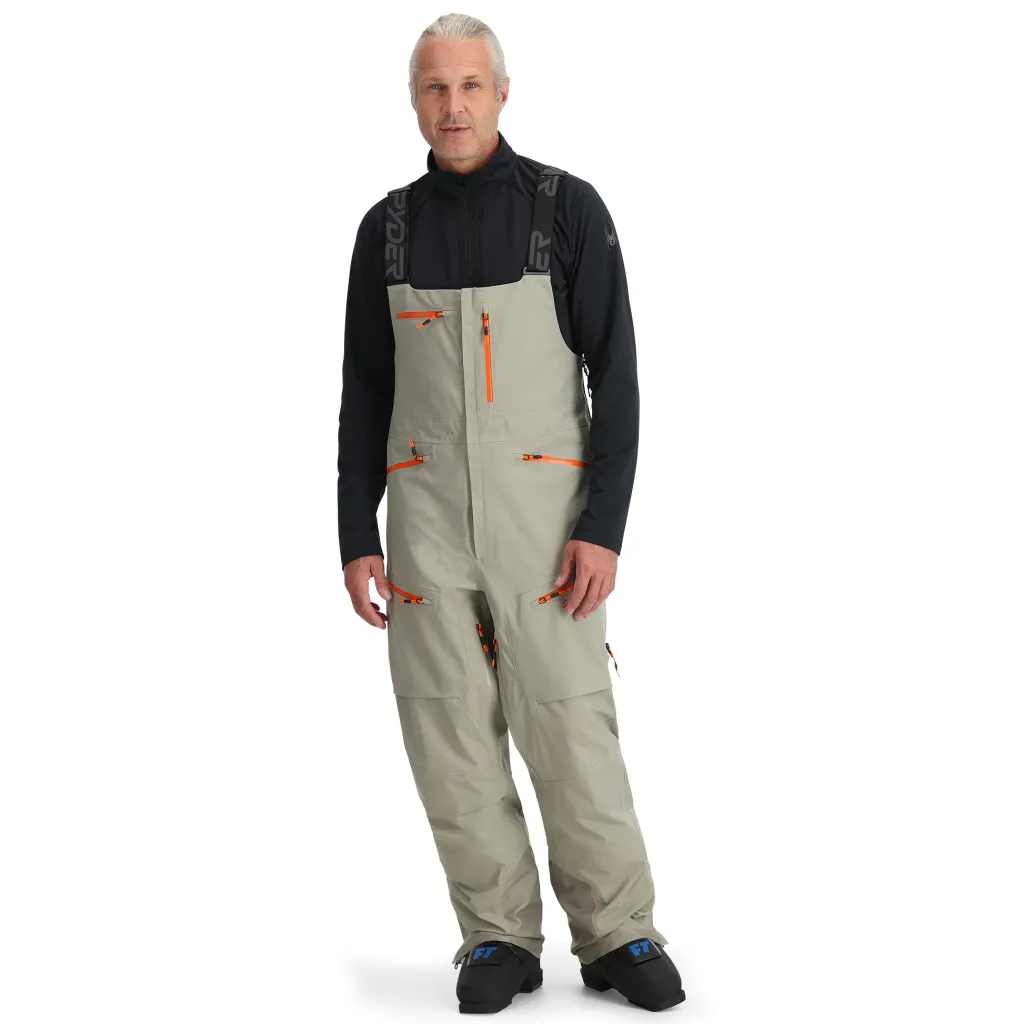 Bibs | Shell*Spyder Mens Sanction Bib - CONCRETE