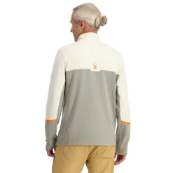 Midlayers | Fleece*Spyder Mens Speed Fleece Full Zip - CONCRETE