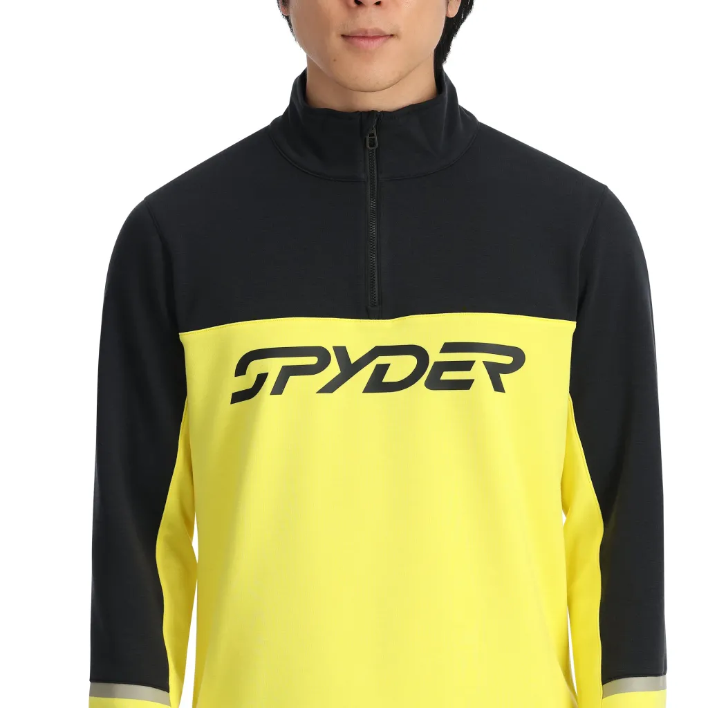 Midlayers | Fleece*Spyder Mens Speed Fleece Half Zip - Acid Yellow ACIDYELLOW