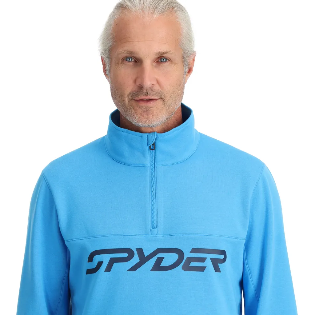Midlayers | Fleece*Spyder Mens Speed Fleece Half Zip - Aether Blue AETHERBLUE