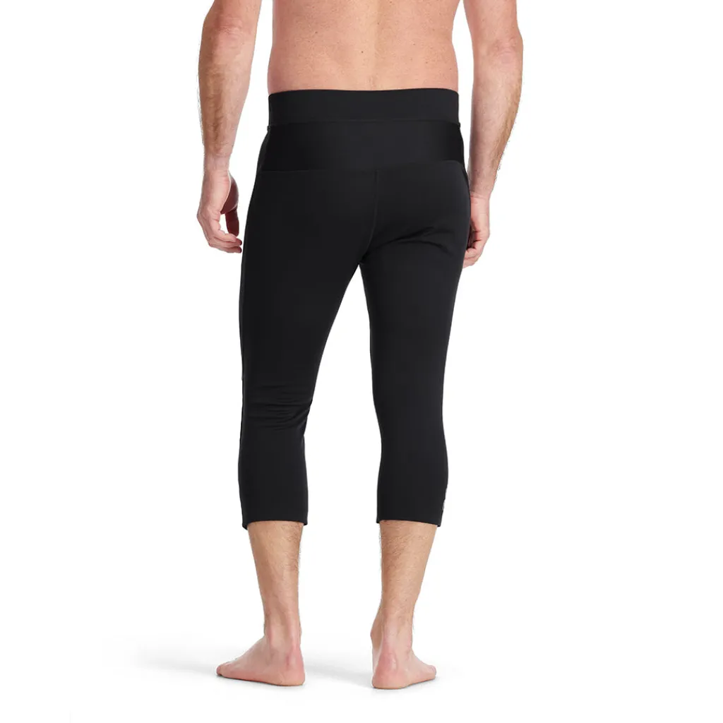 Baselayers*Spyder Mens Stretch Charger 3/4 Pant - BLACK