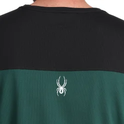 Baselayers*Spyder Mens Stretch Charger Crew - Cypress Green CYPRESSGREEN