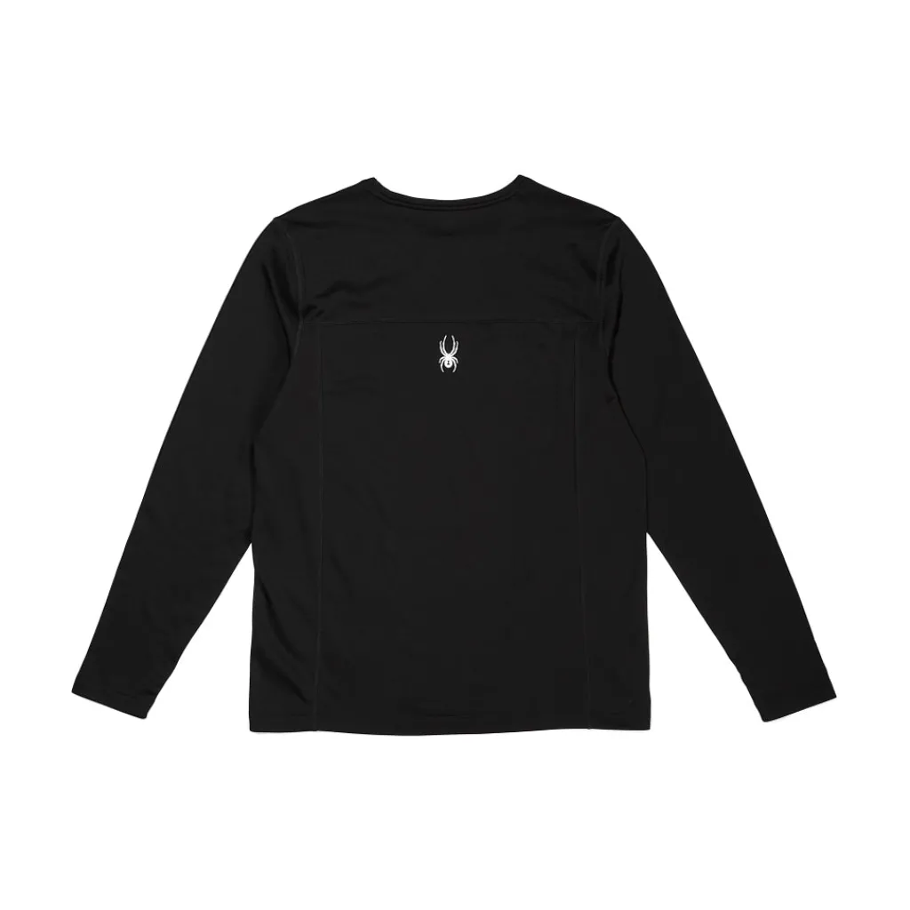 Baselayers*Spyder Mens Stretch Charger Crew - BLACK