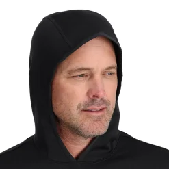 Baselayers | Freeski*Spyder Mens Stretch Charger Hoodie - BLACK