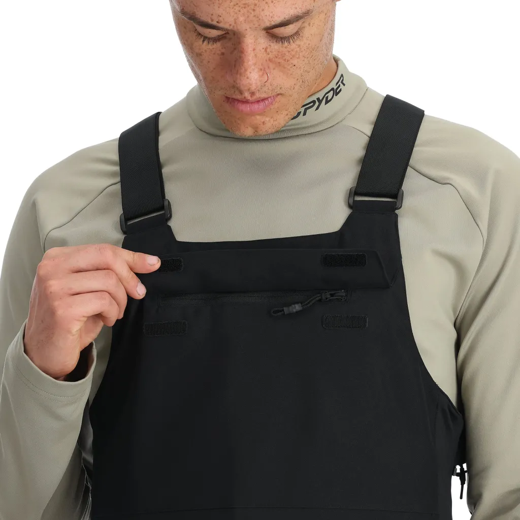 Bibs | Insulated*Spyder Mens Terrain Bib - BLACK