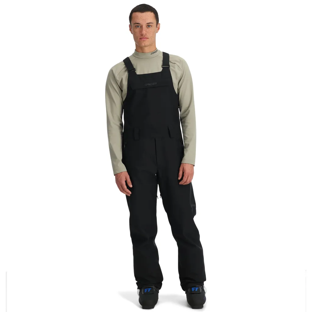 Bibs | Insulated*Spyder Mens Terrain Bib - BLACK