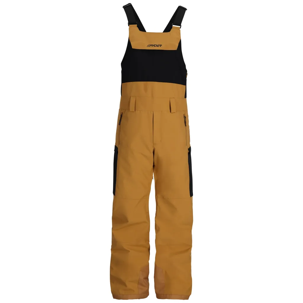 Bibs | Insulated*Spyder Mens Terrain Bib - CARAMEL