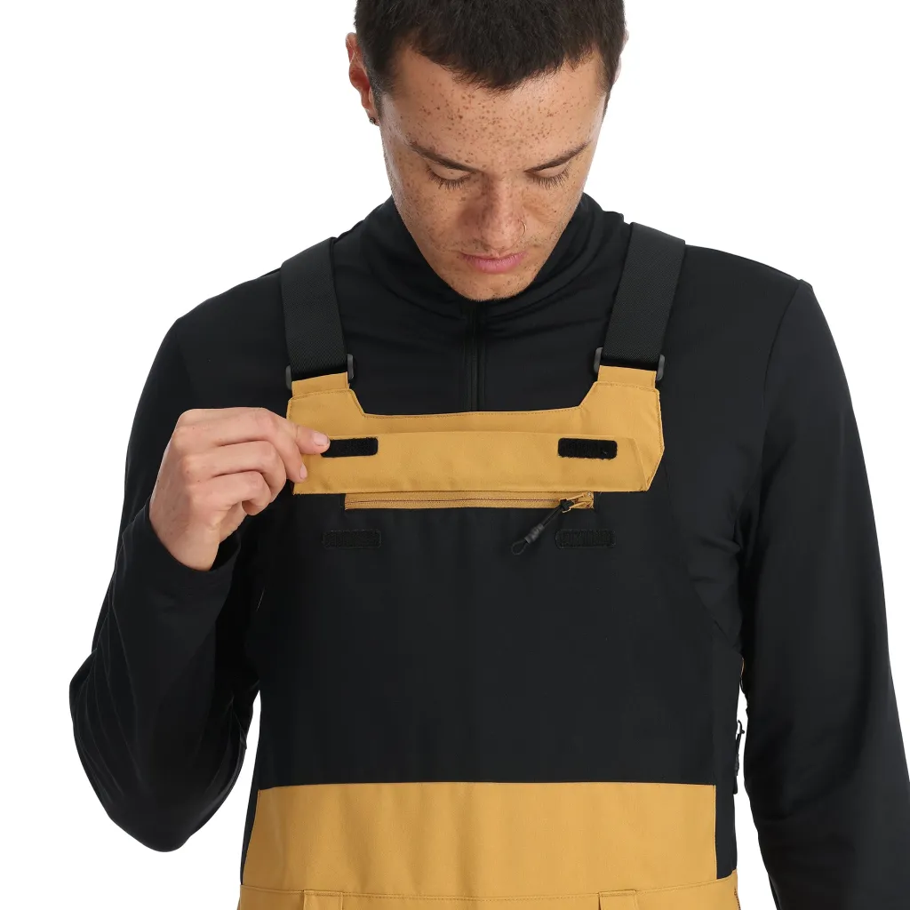 Bibs | Insulated*Spyder Mens Terrain Bib - CARAMEL