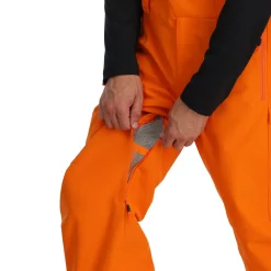 Bibs | Insulated*Spyder Mens Terrain Bib - Orange Shock ORANGESHOCK