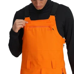 Bibs | Insulated*Spyder Mens Terrain Bib - Orange Shock ORANGESHOCK