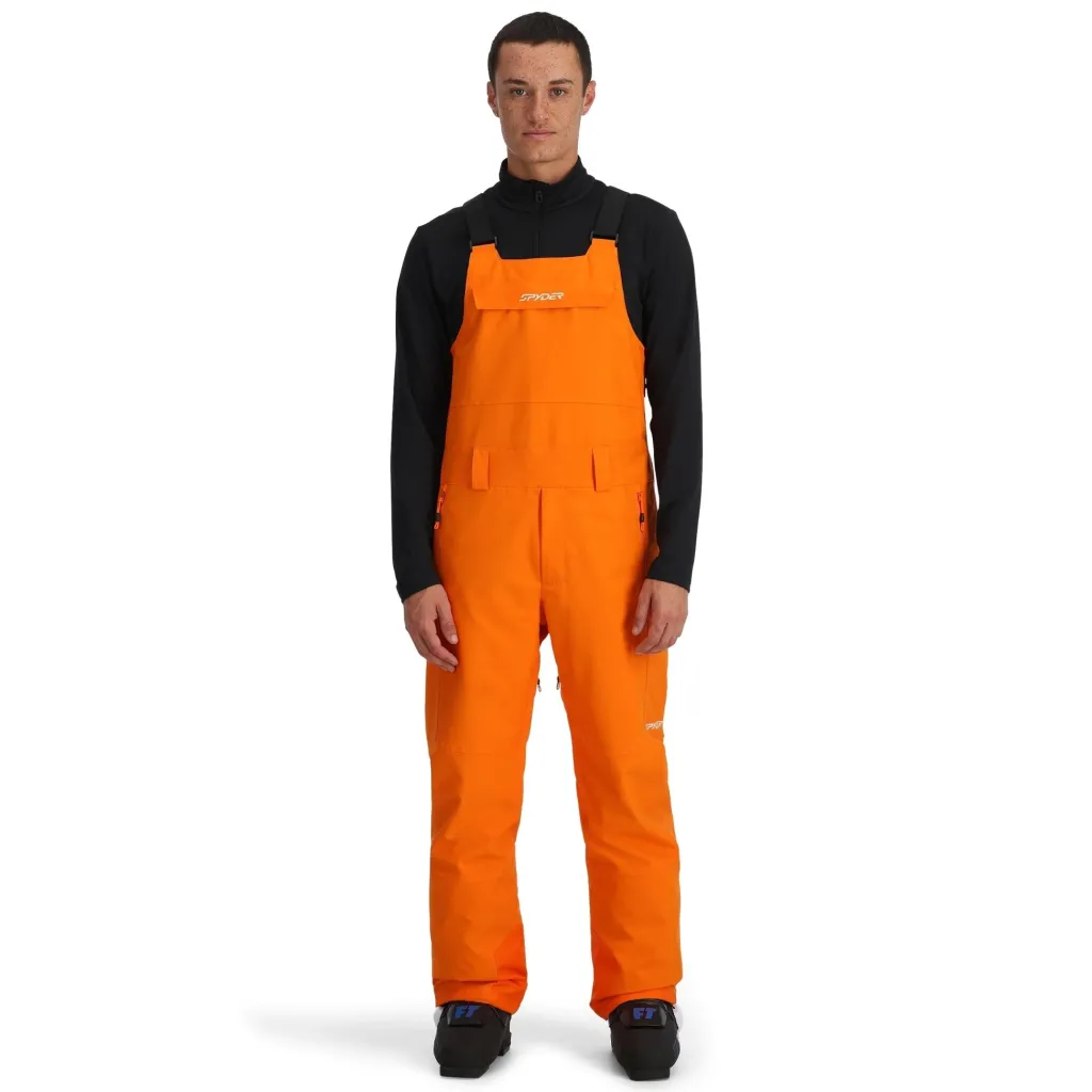 Bibs | Insulated*Spyder Mens Terrain Bib - Orange Shock ORANGESHOCK
