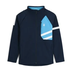 Midlayers | Fleece*Spyder Mens Wengen Bandit Full Zip - True Navy TRUENAVY